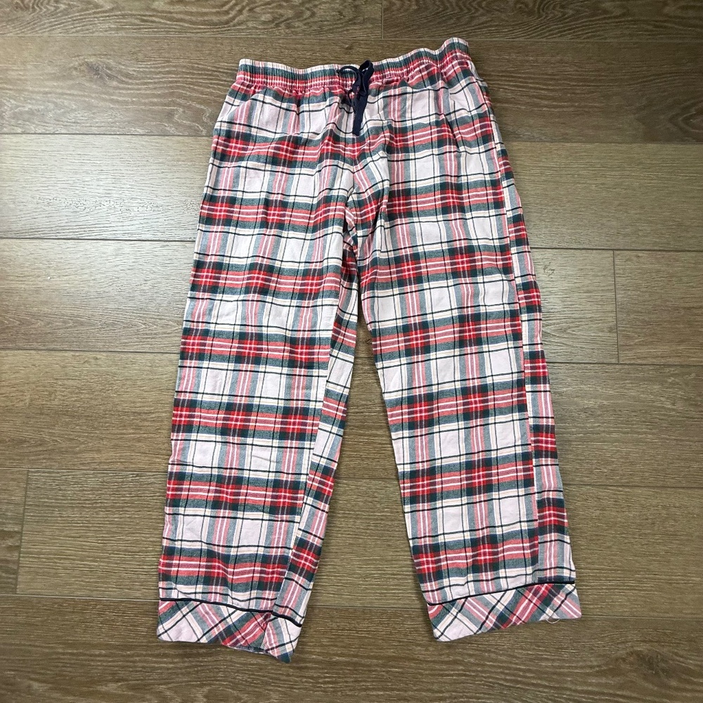 Gap + Pendelton Women's Plaid Lounge Pajama Pants Pink Size M Casual, Relax